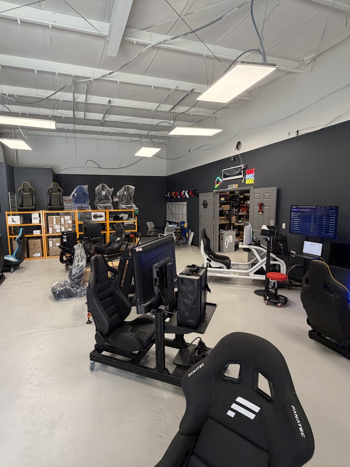 Racing simulator showroom in Daytona Beach, FL — Velocity Pro Sims
